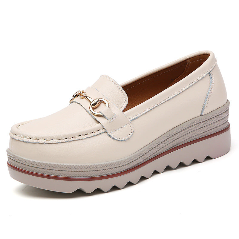 OrthoCare Leather Slip-On Shoes - Oversized Comfort