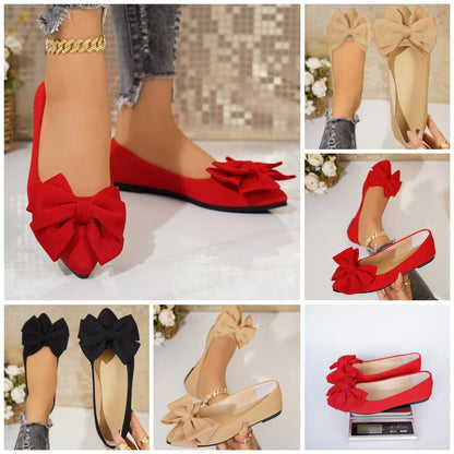 OrthoCare Slip-On Shoes In Larger Sizes With An Elegant Bow
