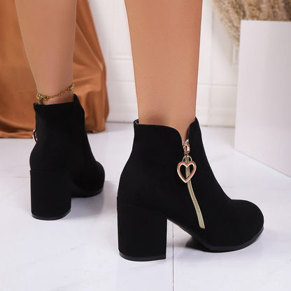 OrthoCare Boots - Plus Size Side Zipper Comfort