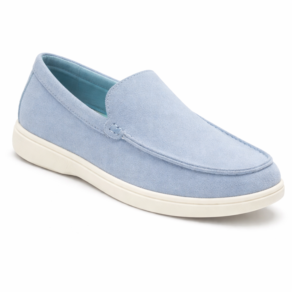 Orthopedic Suede Slip-On Loafers – Lightweight Comfort Everyday Walking Shoes