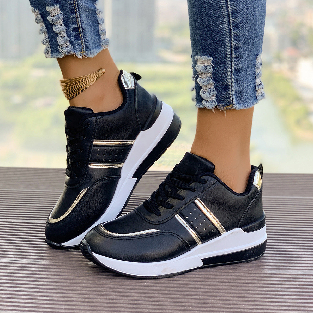 OrthoCare Thick-Sole Sneakers - Unique And Comfortable Style