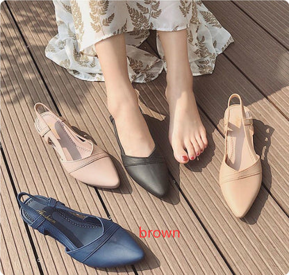 Primrose | Women’s Orthopedic Pointed Toe Mary Jane Slingback Flats