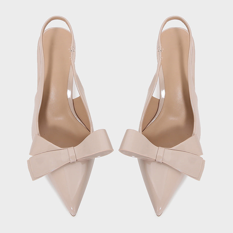 OrthoCare | Pointed Toe Bow Slingback Heels