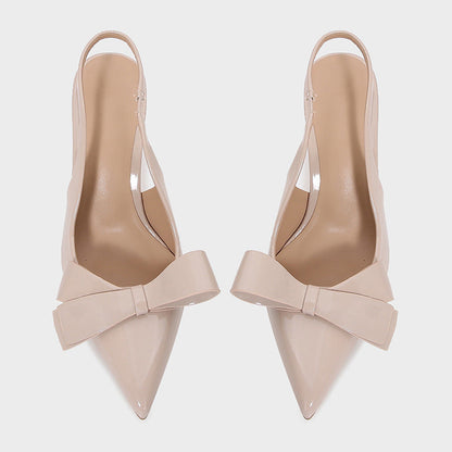 OrthoCare | Pointed Toe Bow Slingback Heels