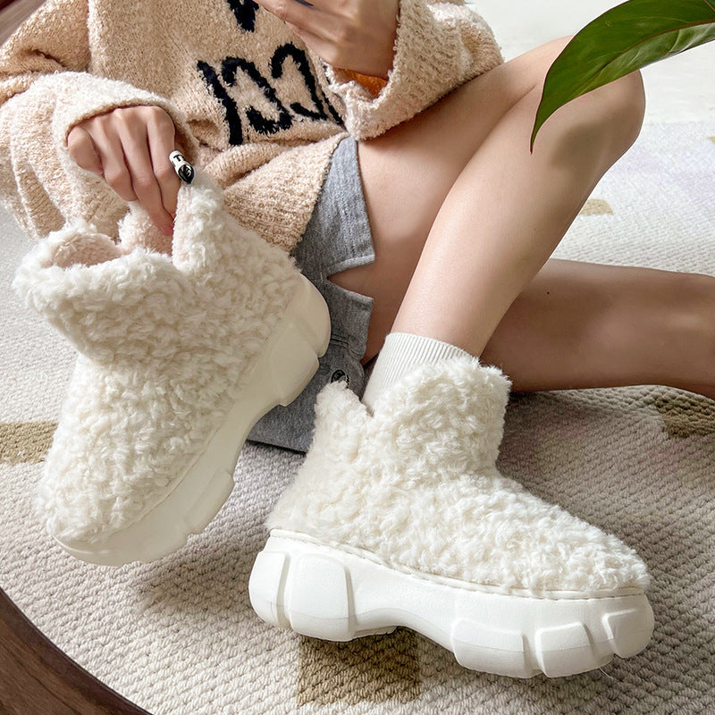 Mildred | Plush Teddy Orthopedic Winter Ankle Boots