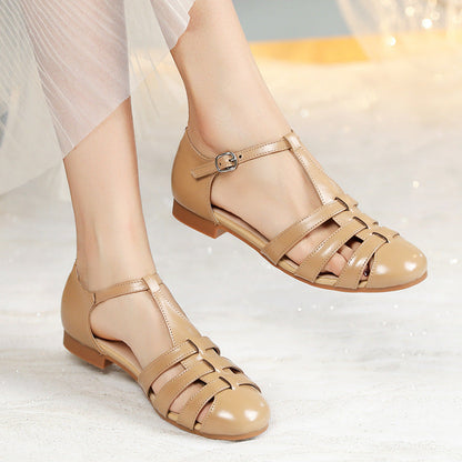 Palomine | Women’s Orthopedic Fisherman Mary Jane Comfort Flats