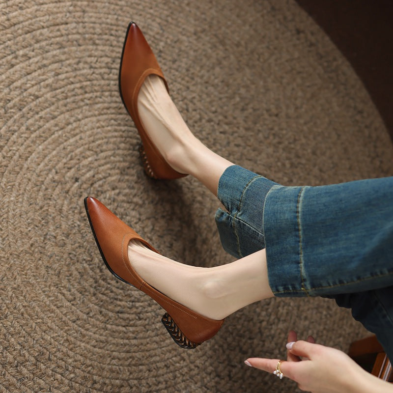 OrthoCare Pointed Toe Low-Cut Shoes - Comfort