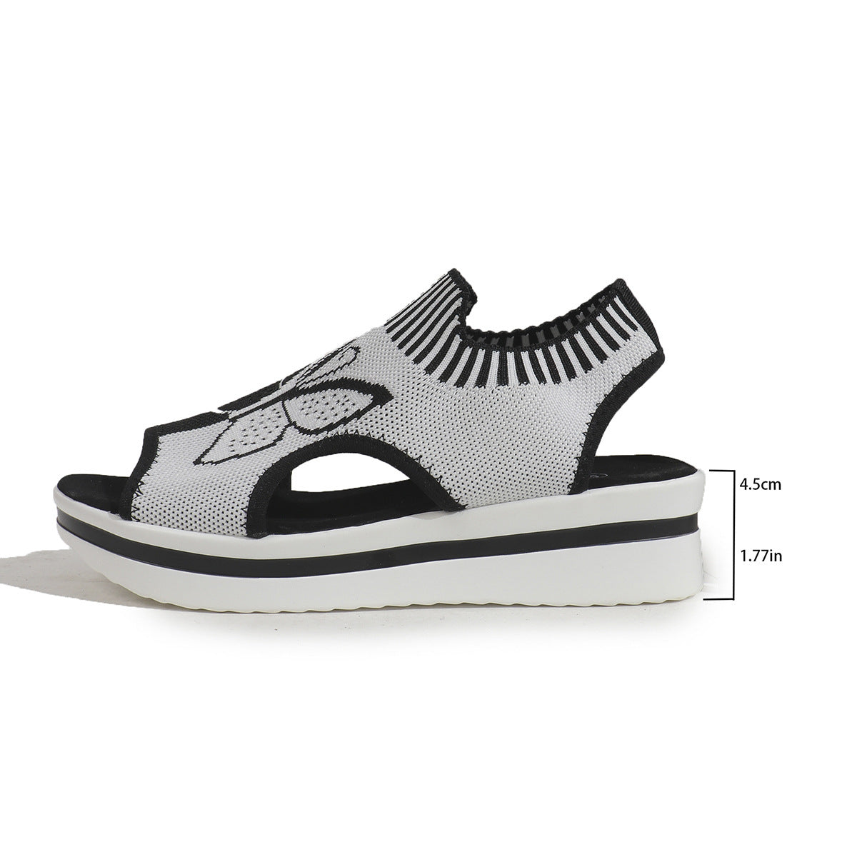 OrthoCare Double Buckle Platform Comfort Slide Sandals