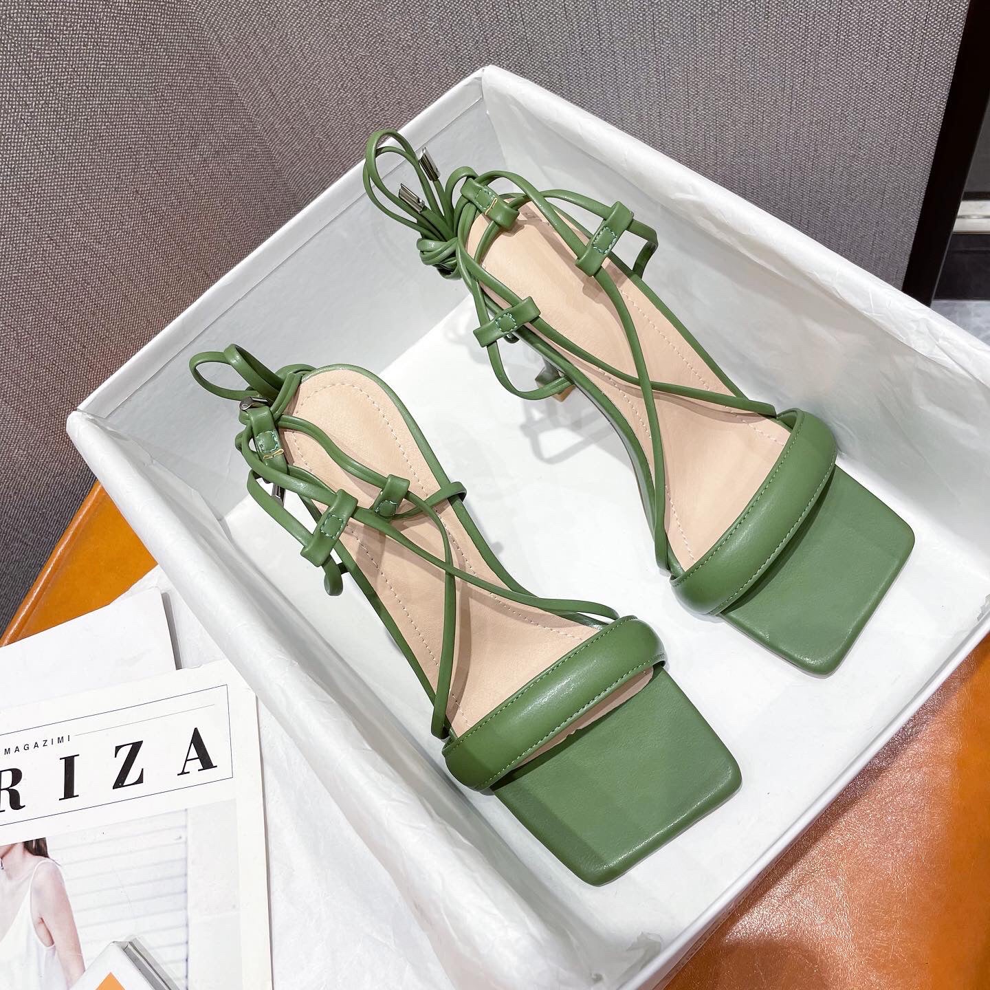 OrthoCare Cut-Out Stiletto Heels With Ankle Strap - Unique Elegance