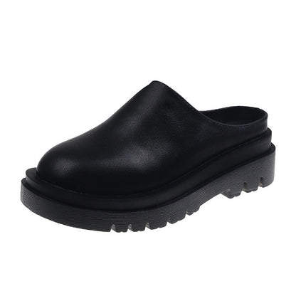 OrthoCare Chunky Sole Mules - Closed Toe Comfort