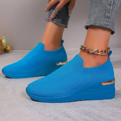 OrthoCare Unique And Comfortable Casual Shoes In Flyknit Mesh