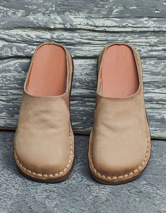 Maren | Orthopedic Soft Leather Slip-On Comfort Mules