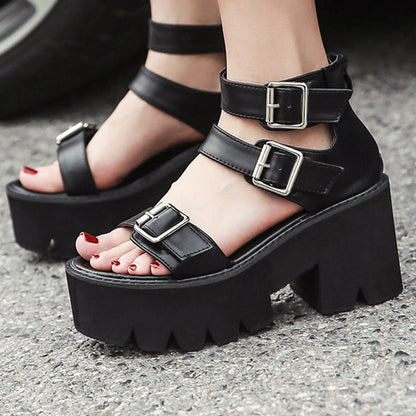 Lyrielle | Women’s Orthopedic Chunky Platform Gladiator Sandals