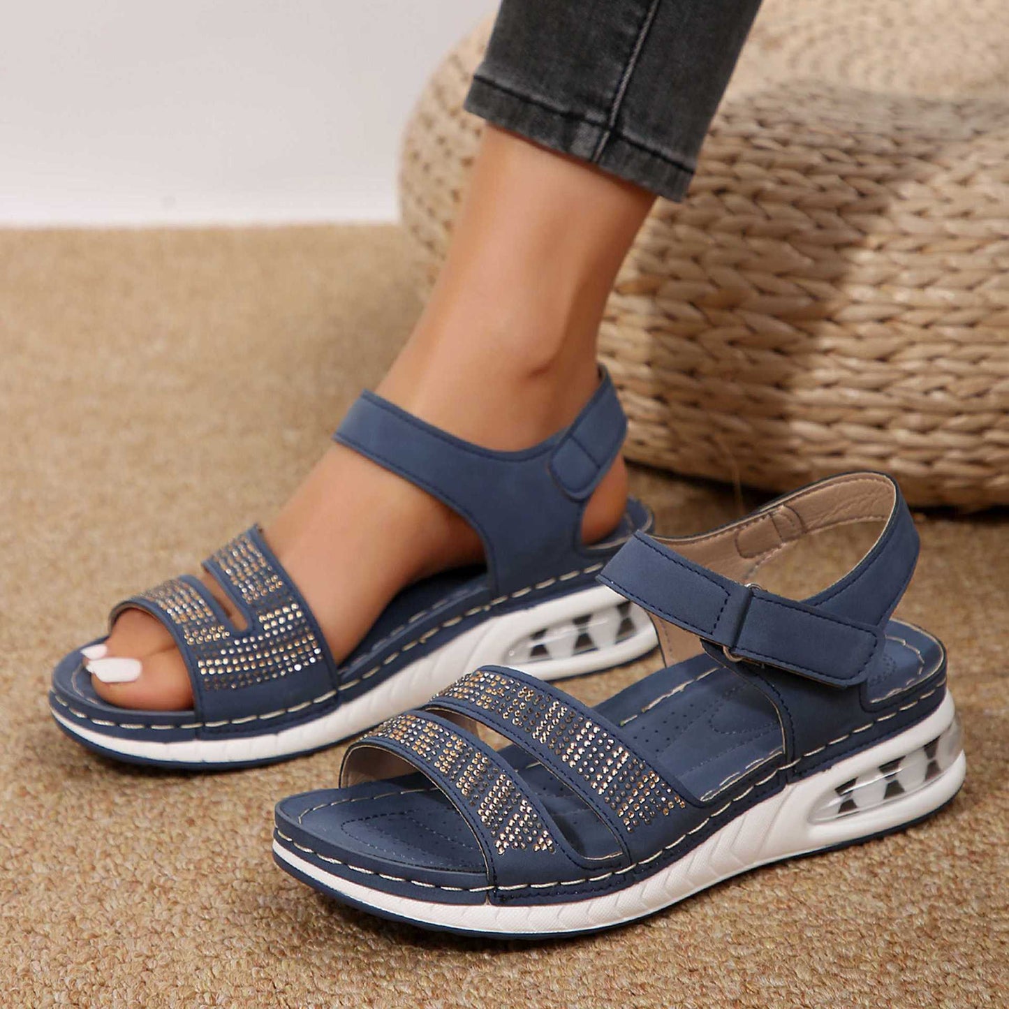 OrthoCare Wedge Sandals - Air Cushion Comfort