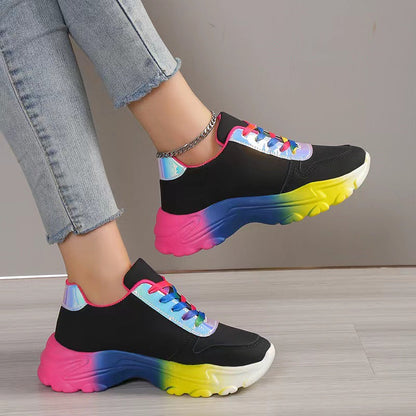 OrthoCare Rainbow Sports Sneakers - Unique Style And Comfort