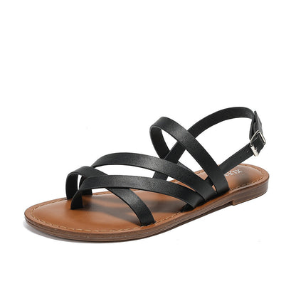Ravelle | Women’s Orthopedic Multi-Strap Flat Sandals
