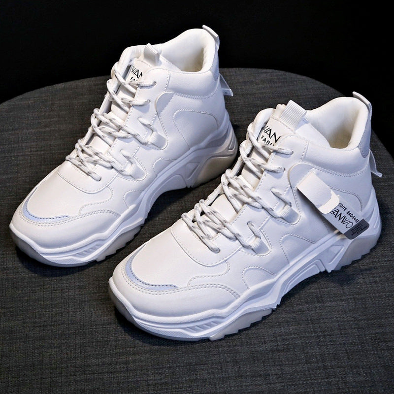 OrthoCare White High-Top Sneakers - Unique And Trendy Style