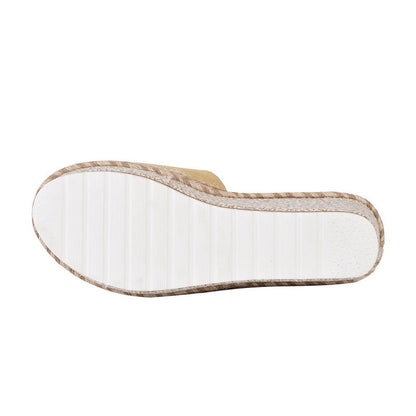 OrthoCare Platform Wedge Sandals - Unique Elegance