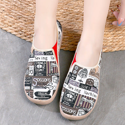 Elaria | Women’s Orthopedic Printed Slip-On Casual Shoes
