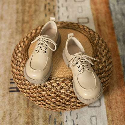 OrthoCare Leather Lace-Up Shoes, British Style