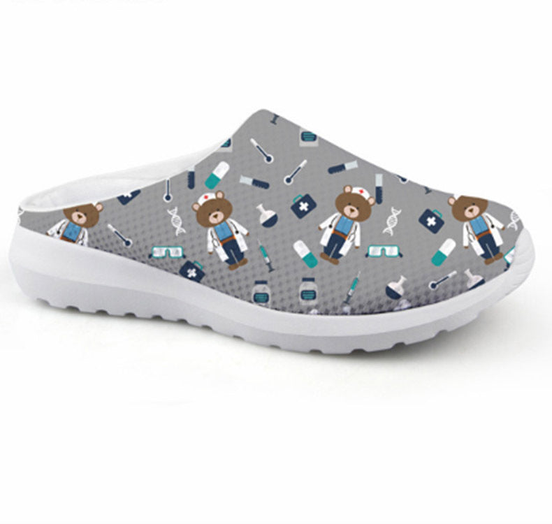 OrthoCare Cartoon Print Lightweight Comfort Clogs