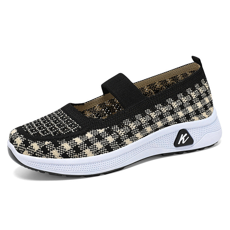 Orthopedic Slip-On Breathable Mesh Shoes – Lightweight Comfort Walking Sneakers