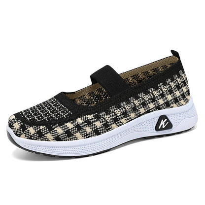 Orthopedic Slip-On Breathable Mesh Shoes – Lightweight Comfort Walking Sneakers