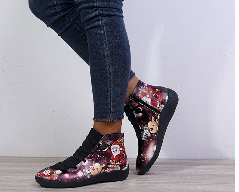 OrthoCare Christmas Boots - Short Leather Comfort