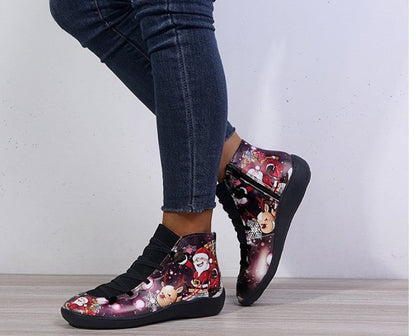 OrthoCare Christmas Boots - Short Leather Comfort