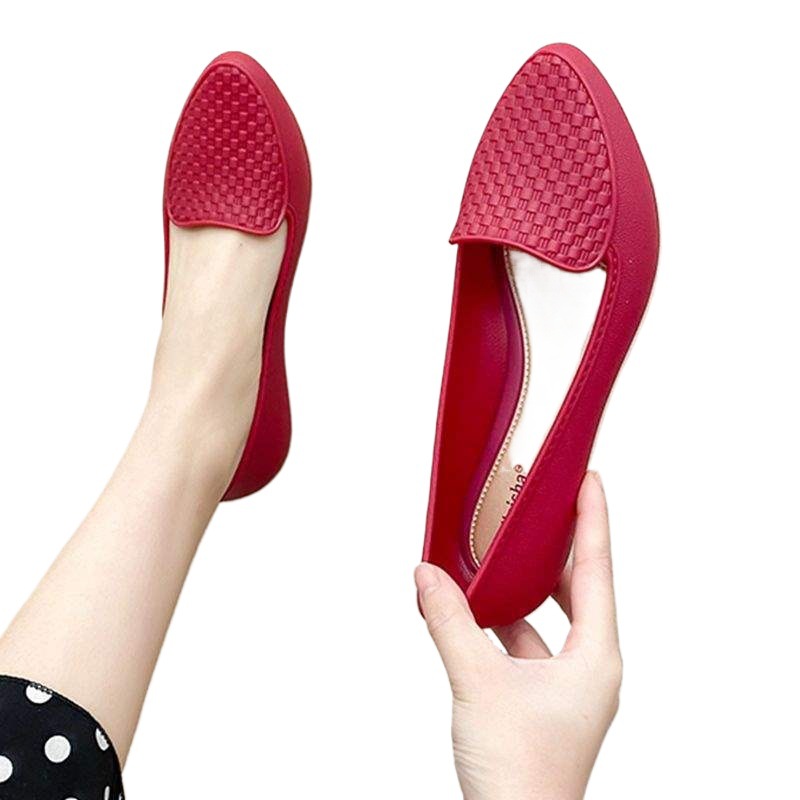Pascale | Women’s Orthopedic Woven Pointed Toe Ballet Flats