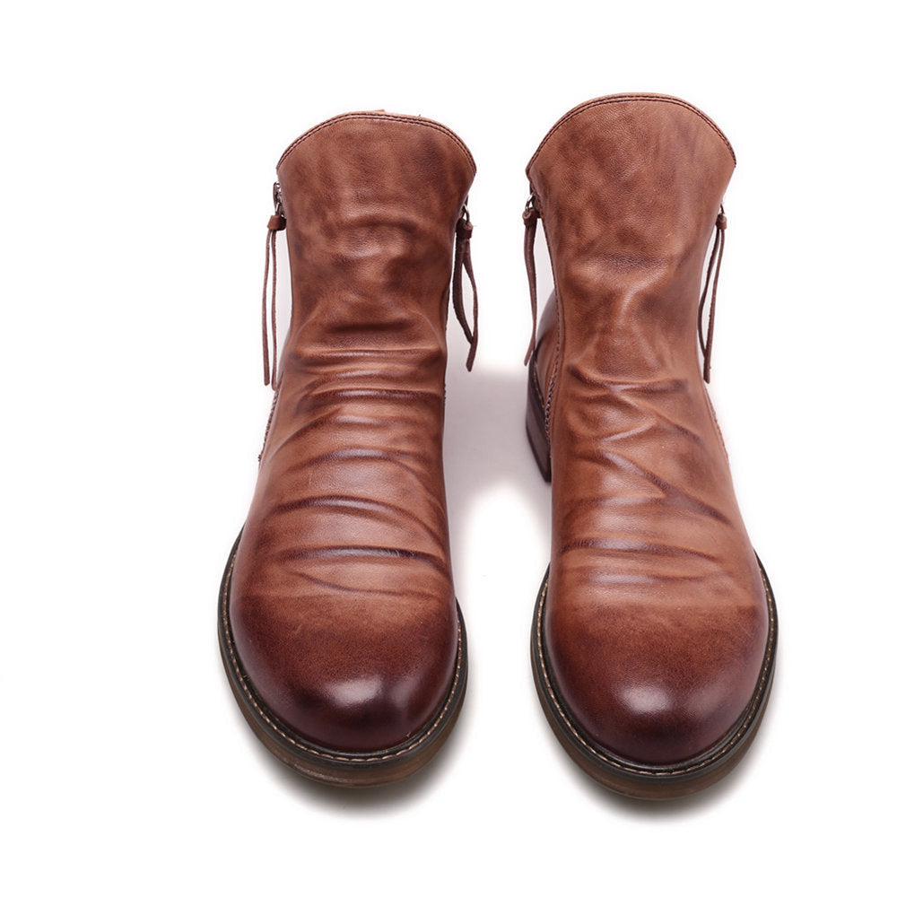 Daniel | Orthopedic Double side zipper non-slip men's boots