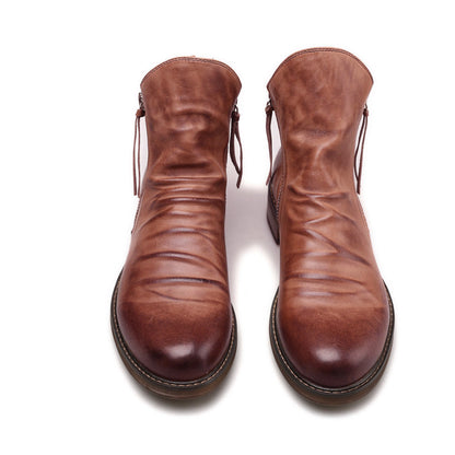 Daniel | Orthopedic Double side zipper non-slip men's boots