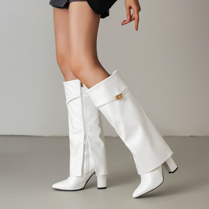 OrthoCare Mid-Calf Boots - Pointed Toe & Buckles