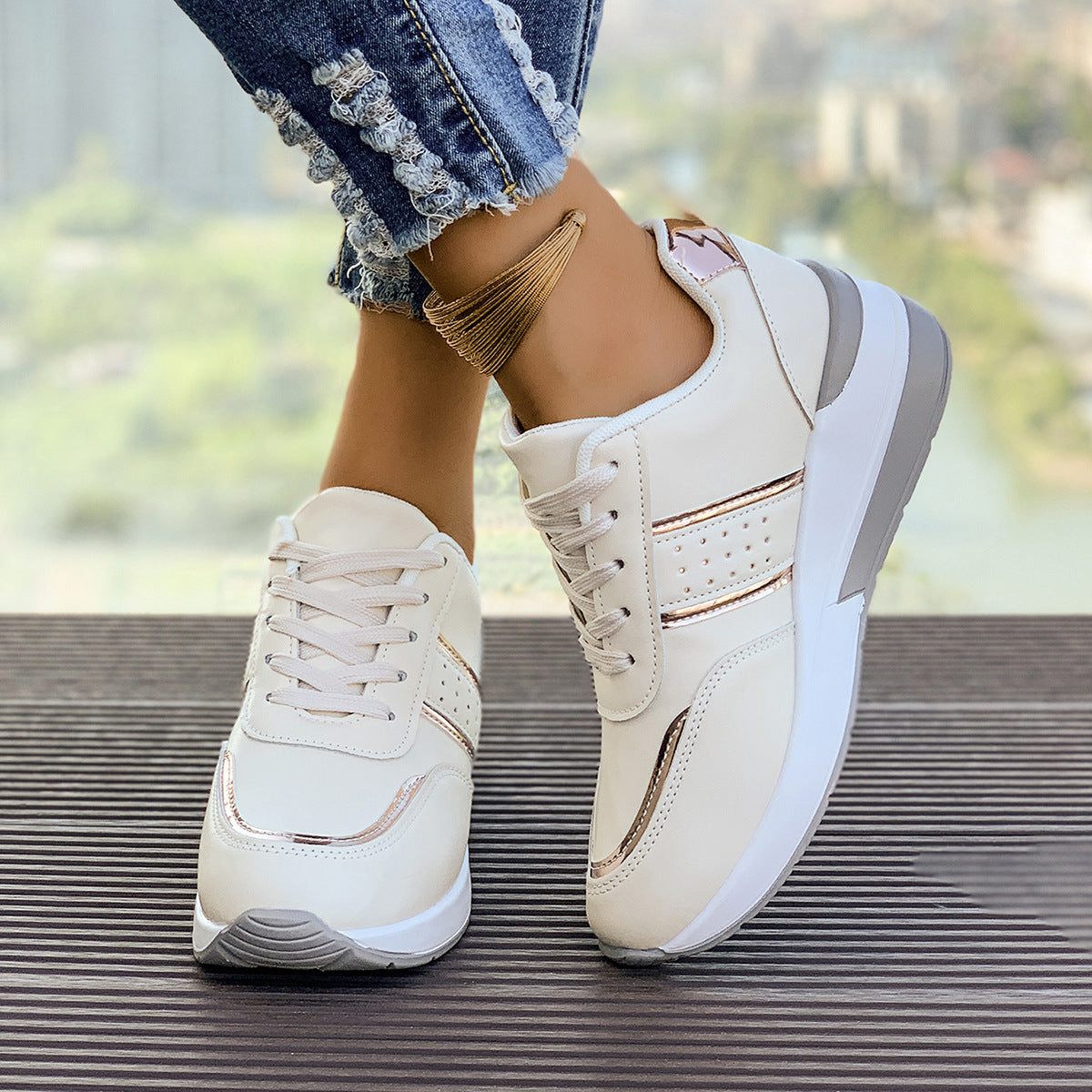 OrthoCare Thick-Sole Sneakers - Unique And Comfortable Style
