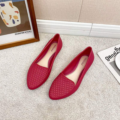 Pascale | Women’s Orthopedic Woven Pointed Toe Ballet Flats