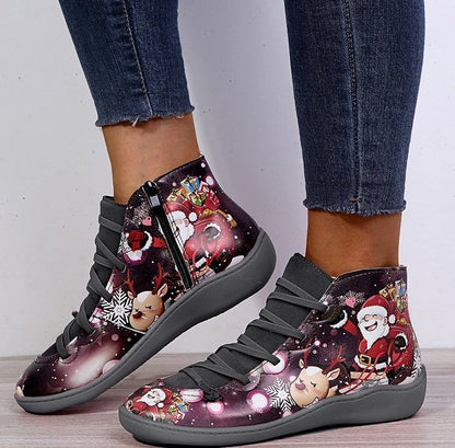 OrthoCare Christmas Boots - Short Leather Comfort