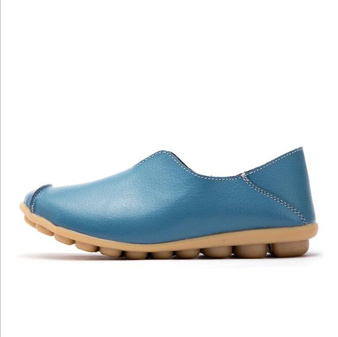 OrthoCare Flat Shoes In Genuine Leather - Unique Elegance