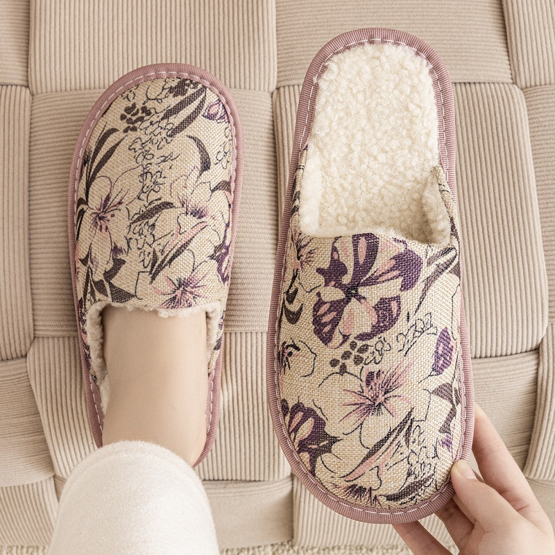 Kallista | Women’s Orthopedic Cozy Floral House Slippers