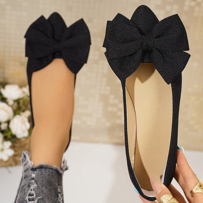 OrthoCare Slip-On Shoes In Larger Sizes With An Elegant Bow