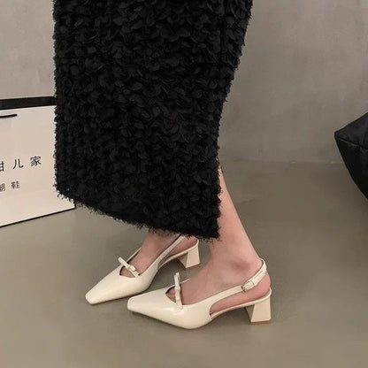 Everine | Women’s Orthopedic Slingback Pointed Toe Heels