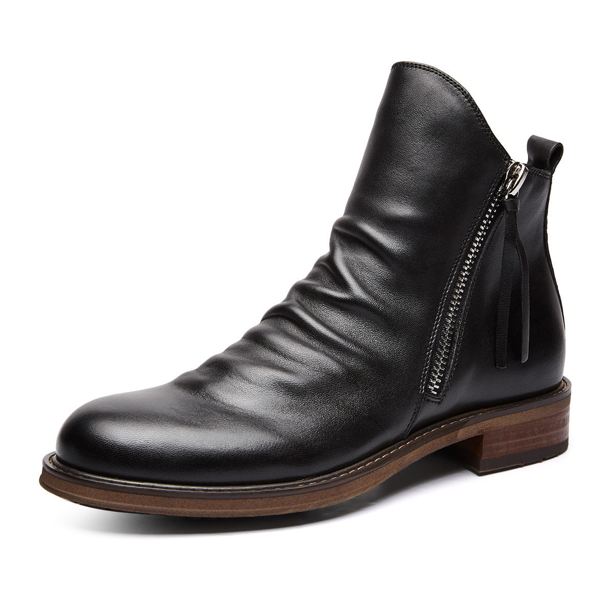 Daniel | Orthopedic Double side zipper non-slip men's boots