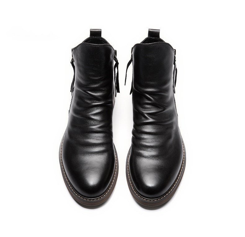 Daniel | Orthopedic Double side zipper non-slip men's boots