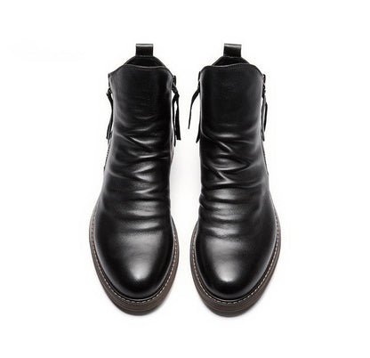Daniel | Orthopedic Double side zipper non-slip men's boots
