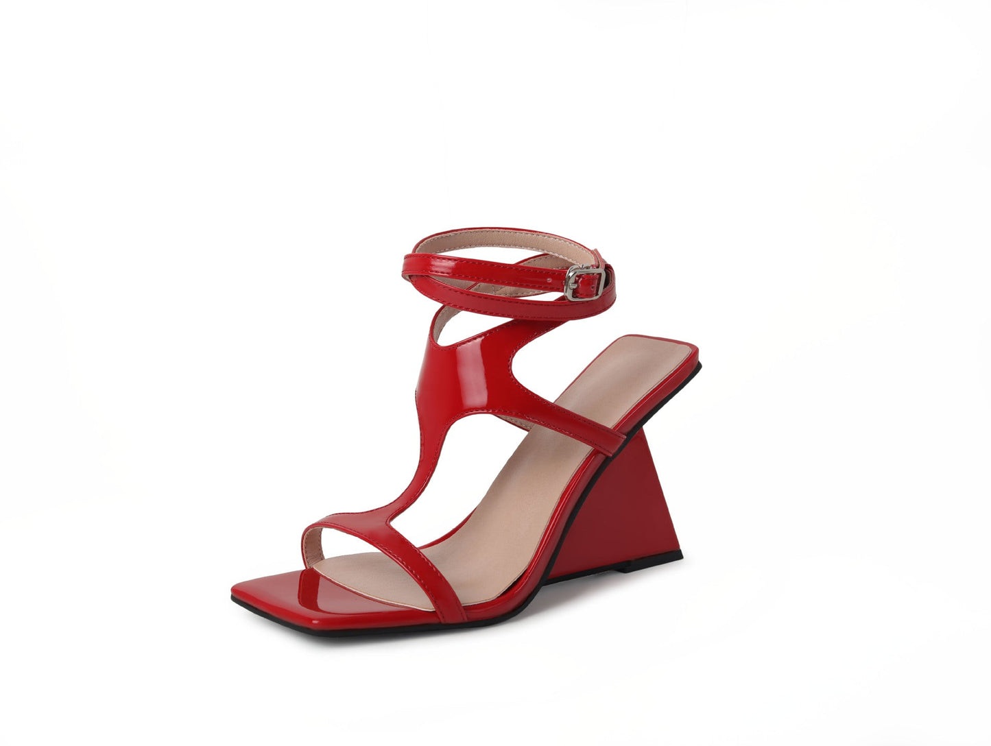 OrthoCare Sexy And Unique Open-Toe Pumps With Pointed Toes