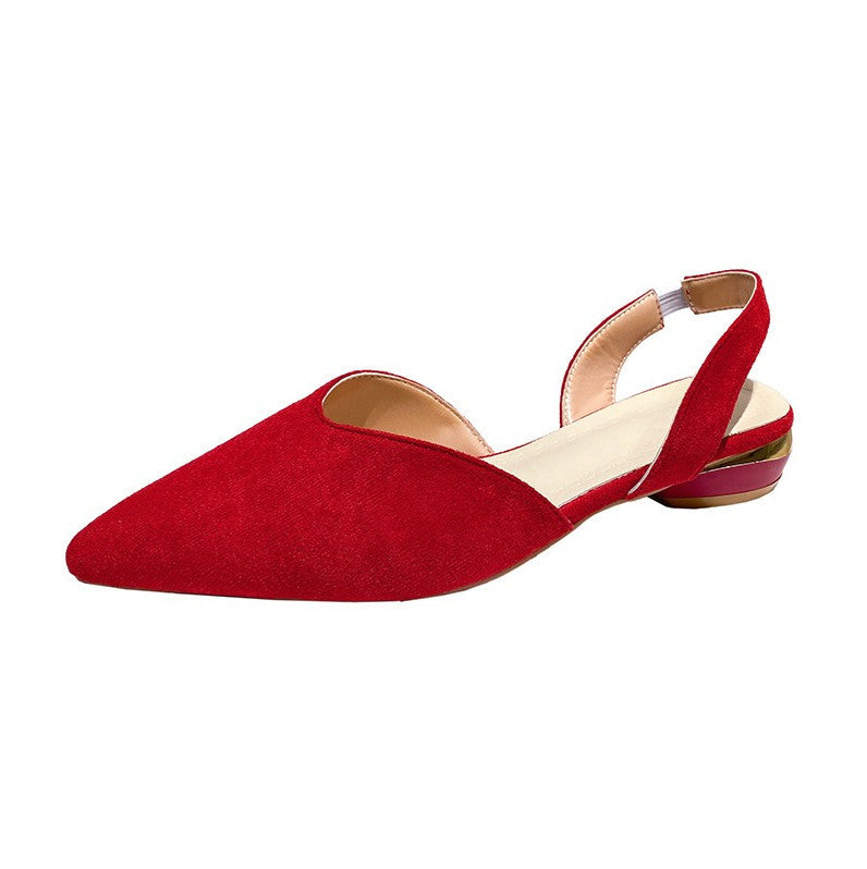 OrthoCare Plus Size Open Low Heel Sandals