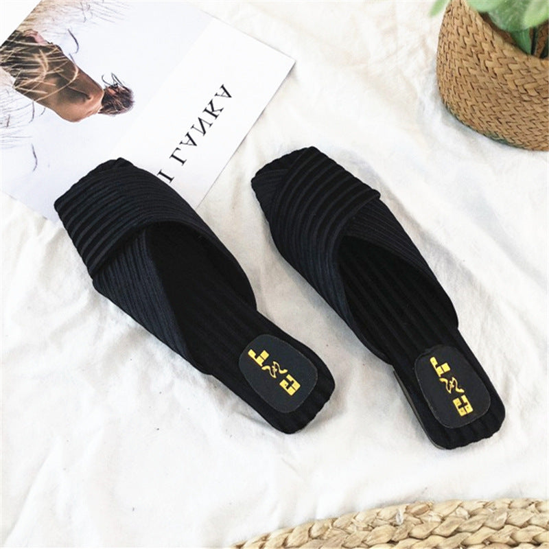 Bambina | Women’s Orthopedic Pleated Cross Strap Comfort Slide Sandals