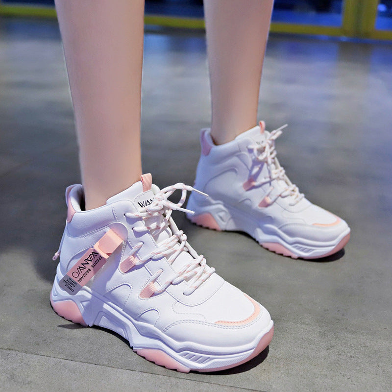 OrthoCare White High-Top Sneakers - Unique And Trendy Style