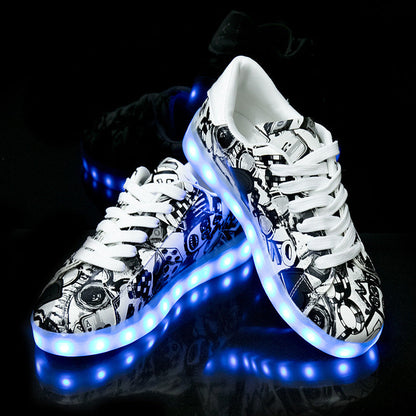 OrthoCare Lightweight Fluorescent Shoes For Unique Couples