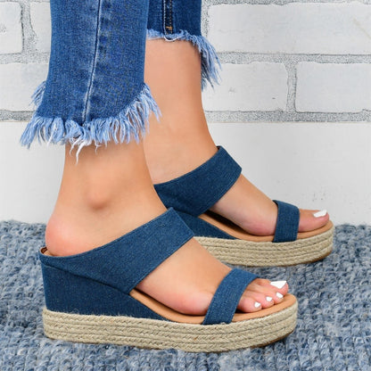 OrthoCare Hemp Wedge Sandals - Unique And Comfortable