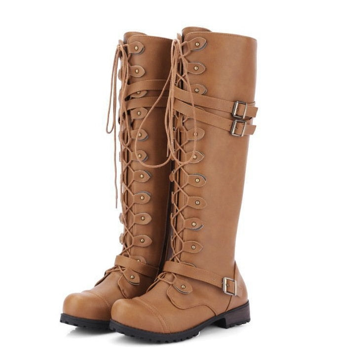 OrthoCare Rider Boots - Rivet Buckle Support